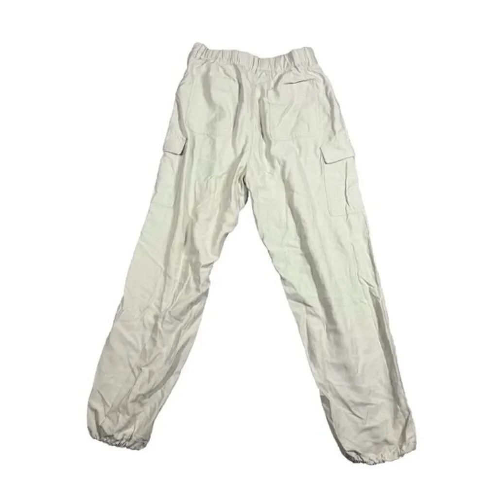 Uniqlo Womens Pants Green Size XS Cargo Jogger High Rise‎ Ankle Rayon Blend